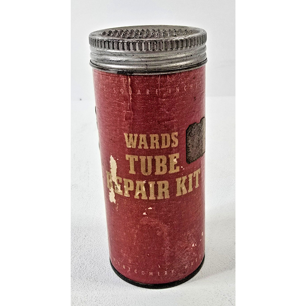 Vintage Wards Montgomery Wards Tube Repair Kit Container #61-1308 Free Ship